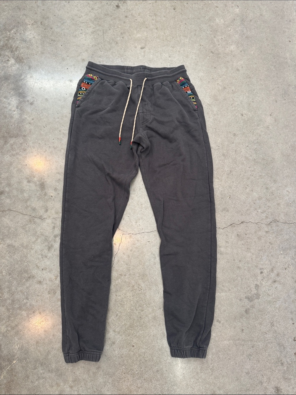 Howler Brothers Mellow Mono Jogger Sweatpants — Grey, Size S
